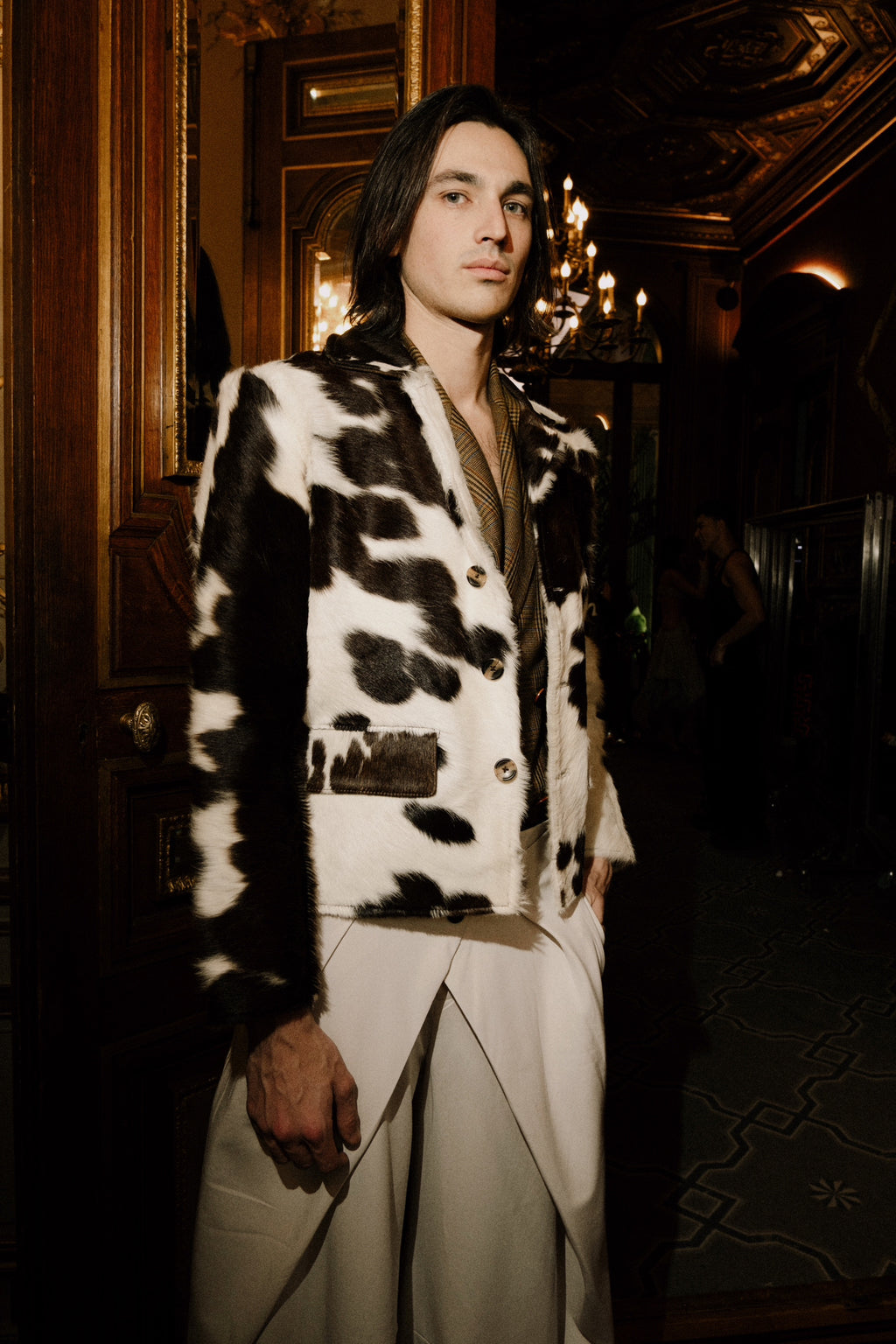 Hair-On Cowhide Jacket