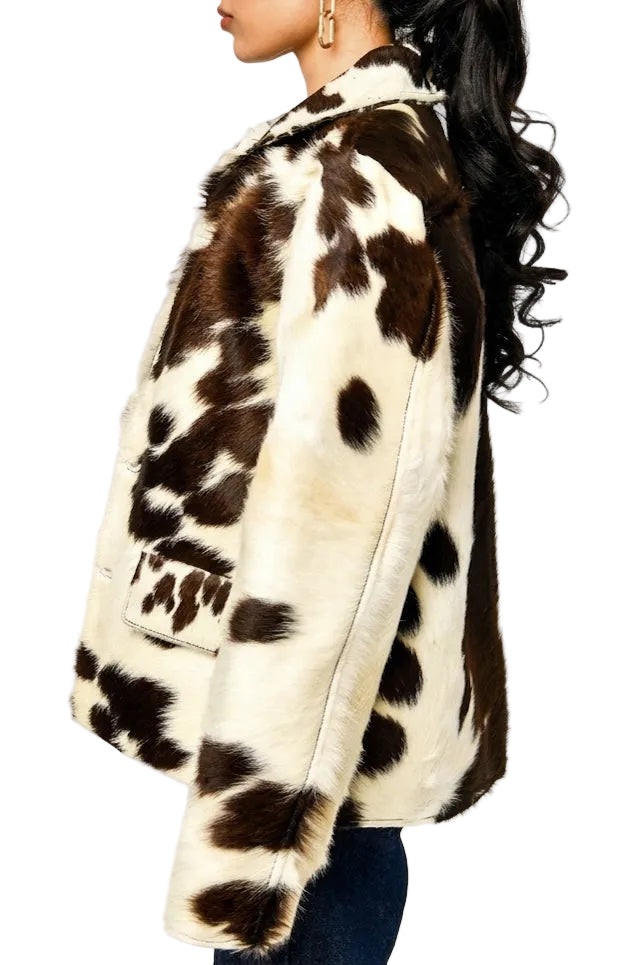 Hair-On Cowhide Jacket