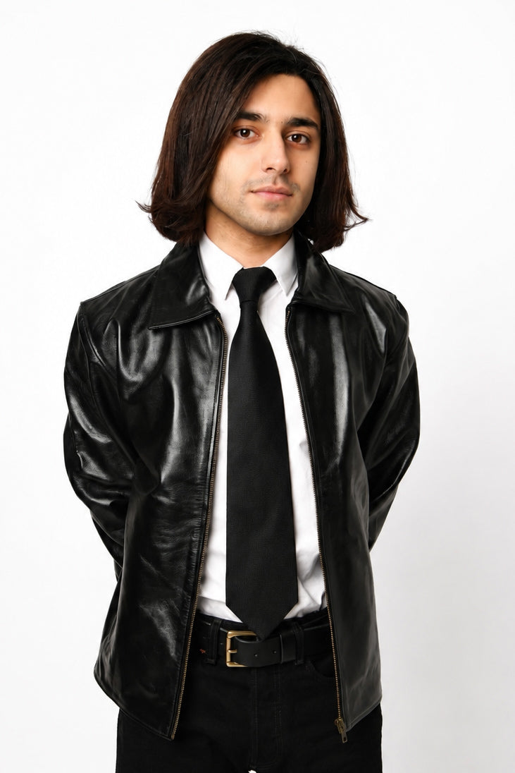 Cowhide Zip Jacket