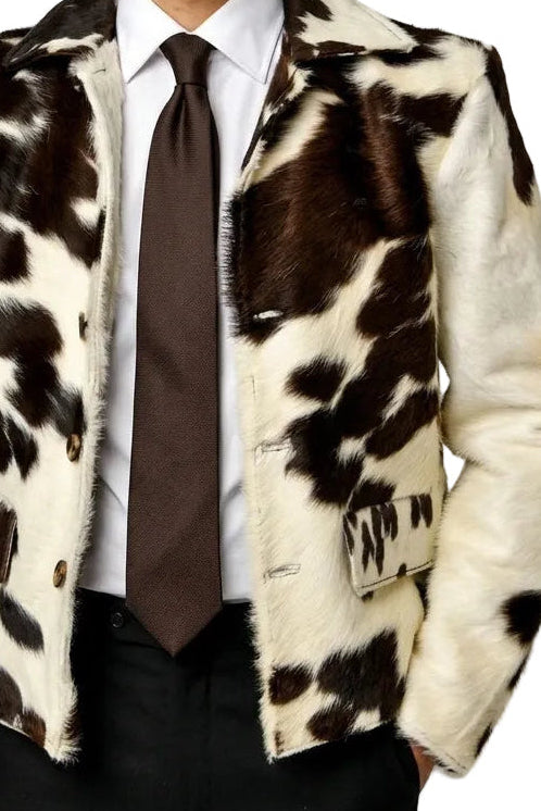 Hair-On Cowhide Jacket