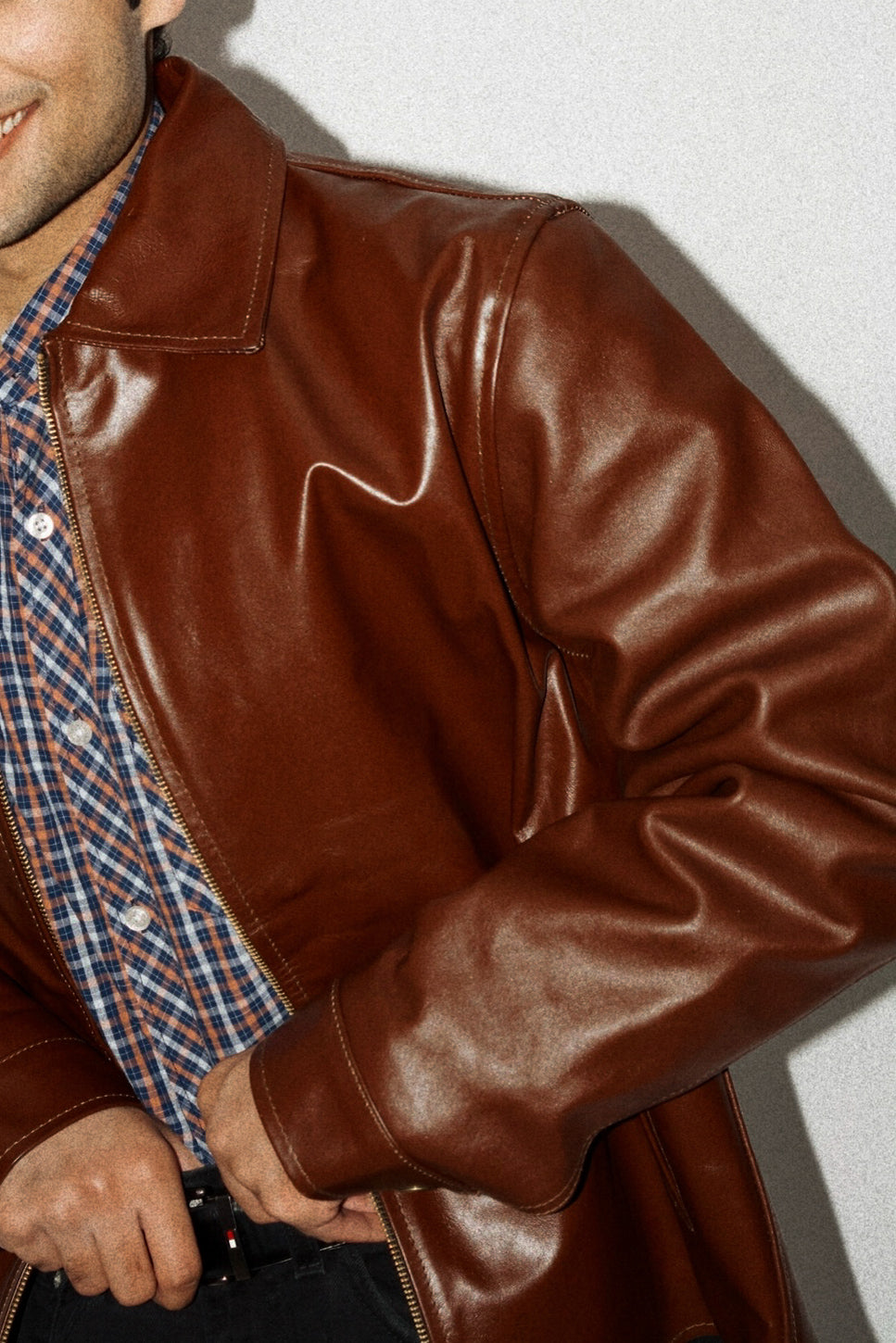 Cowhide Leather Jacket