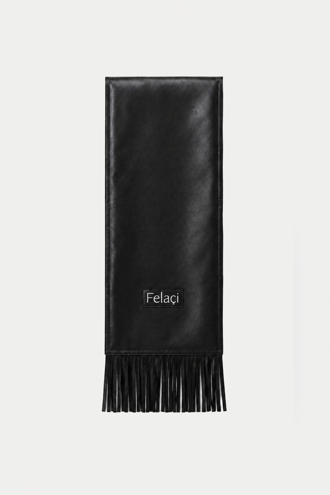 Fringed Lambskin Scarf