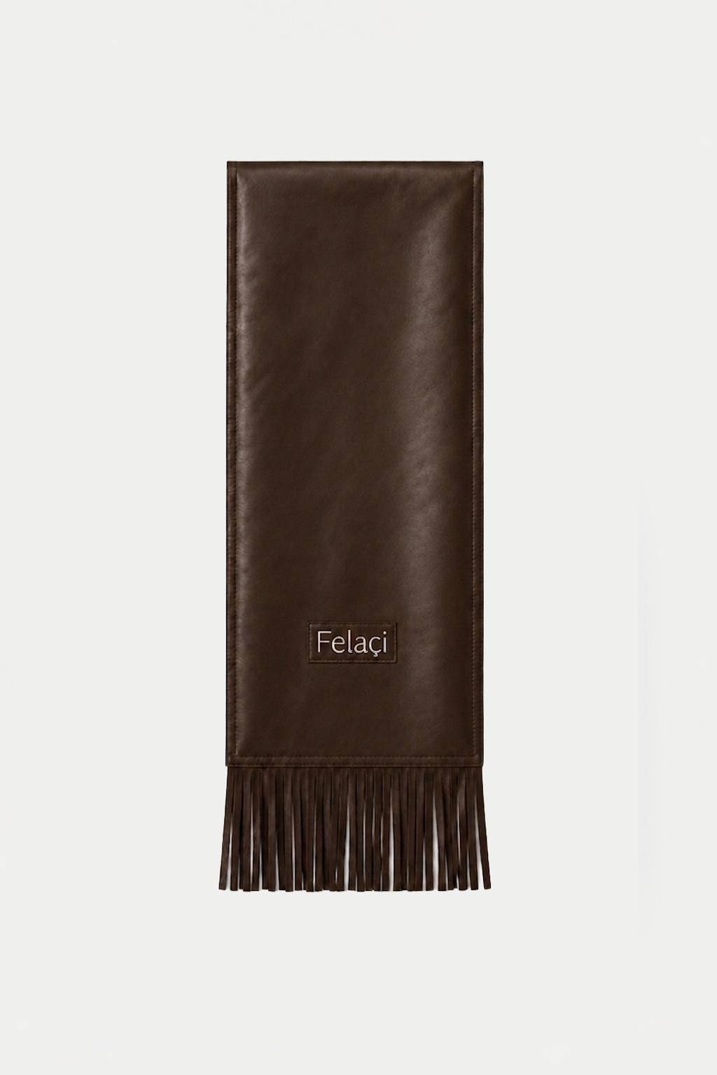 Fringed Lambskin Scarf