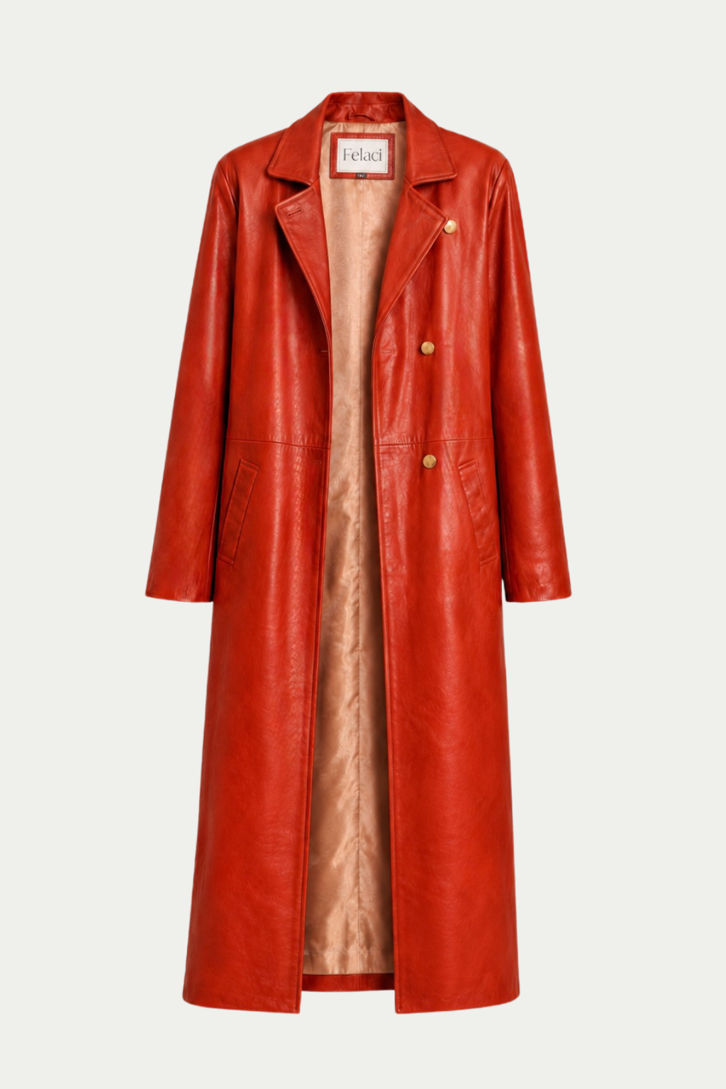 Leather Long Coat
