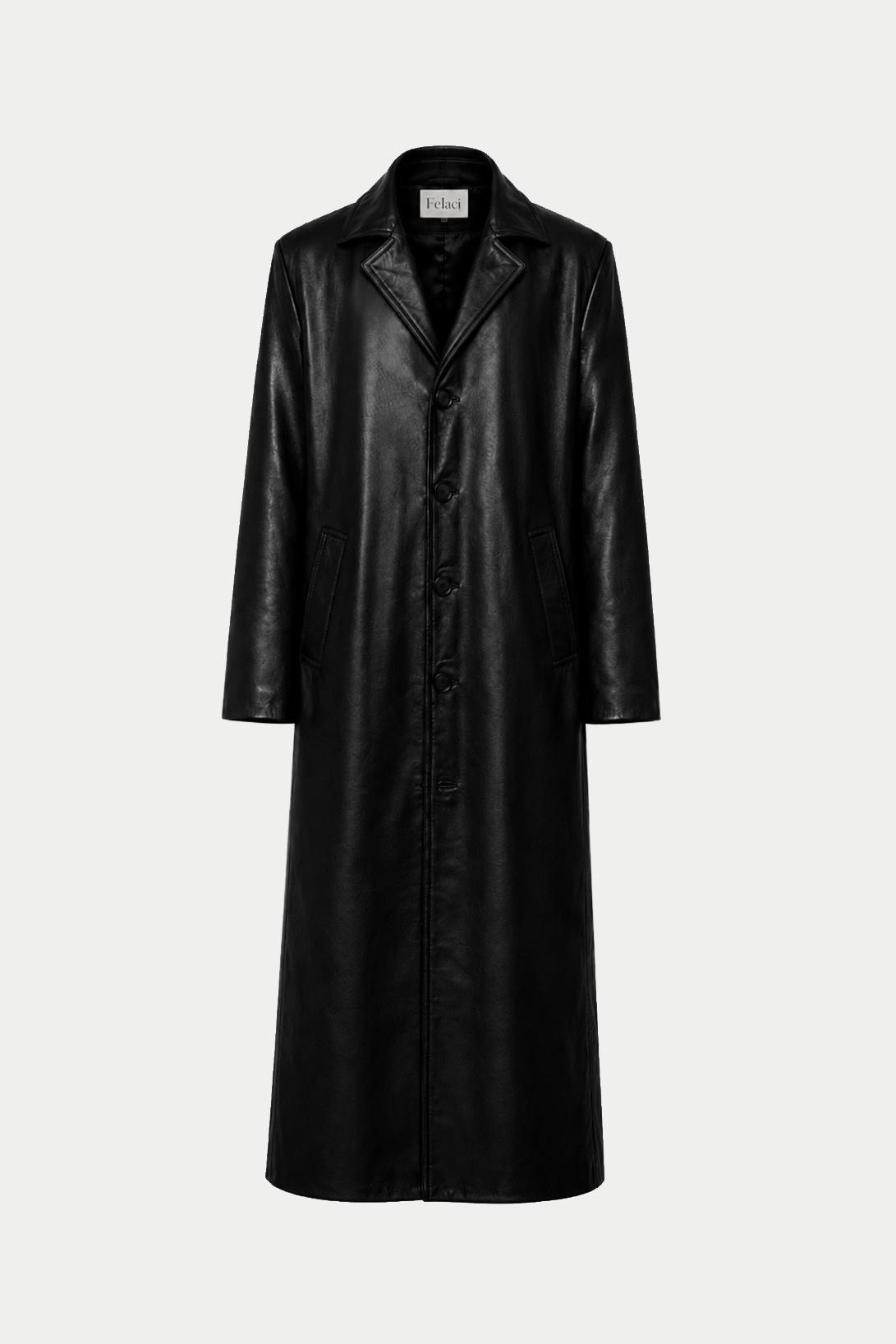 Long Leather Coat