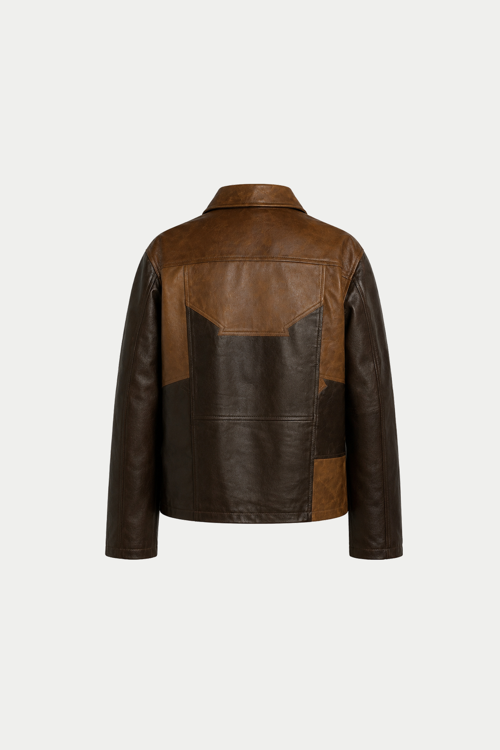 Panelled Cowhide Jacket