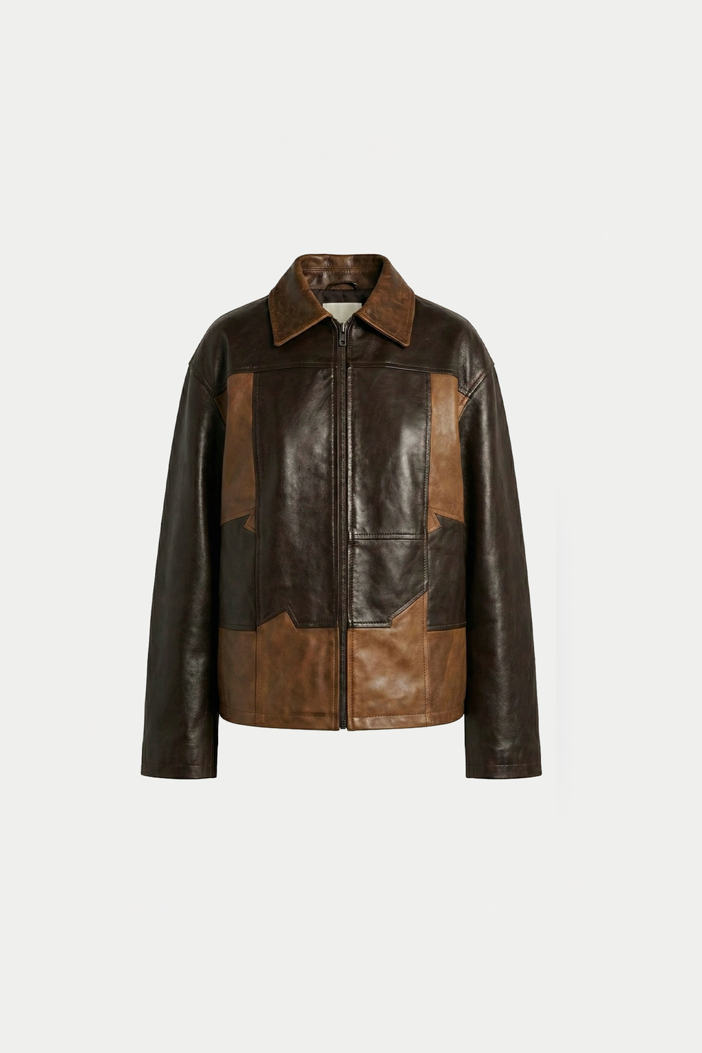 Panelled Cowhide Jacket