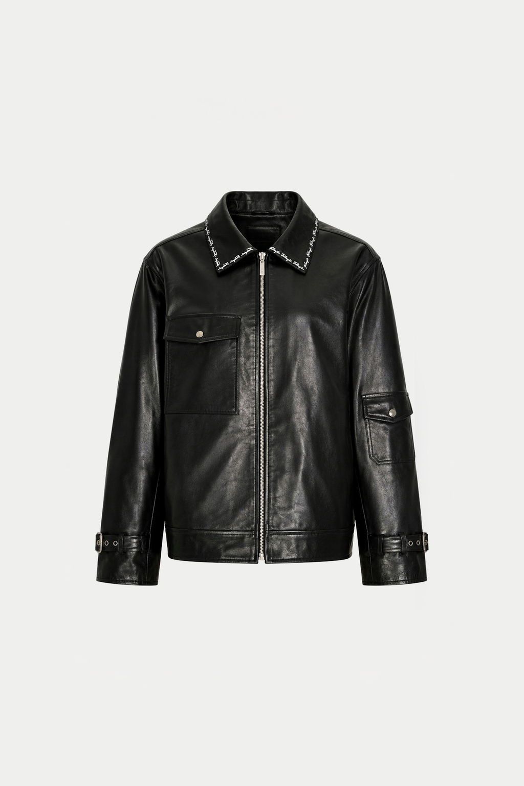 Leather Utility Jacket